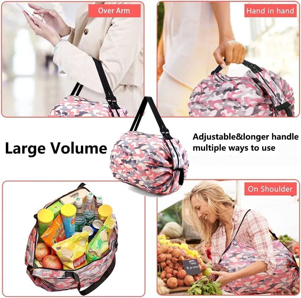Foldable Shopping Handbag – Lightweight, Waterproof, and Always Ready!
