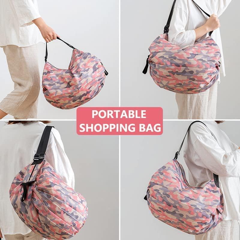 Foldable Shopping Handbag – Lightweight, Waterproof, and Always Ready!